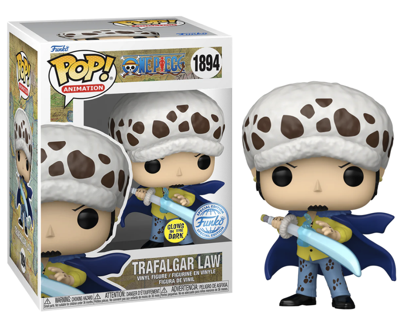 ONE PIECE - POP Animation N° 1894 - Law avec Blue Anesthesia (GitD)