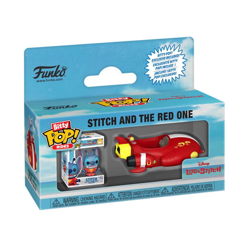LILO & STITCH - Bitty Pop Ride - The Red One avec Stitch
