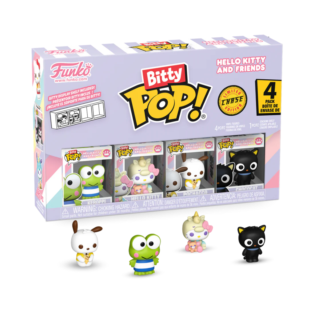 SANRIO - Bitty Pop 4 Pack 2.5cm - Keroppi