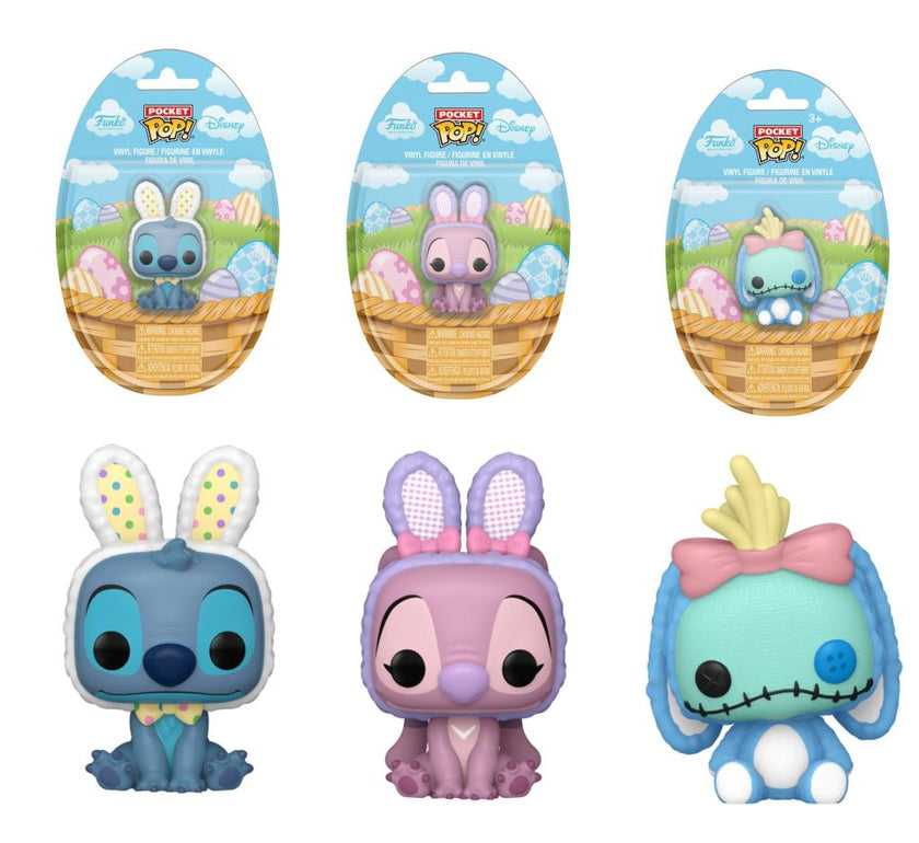 ASST POCKET POP Singles: Paques - Lilo & Stitch 16pcPDQ