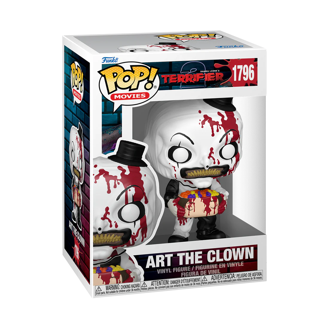 TERRIFIER - POP Movies N° 1796 - Art The Clown With Head
