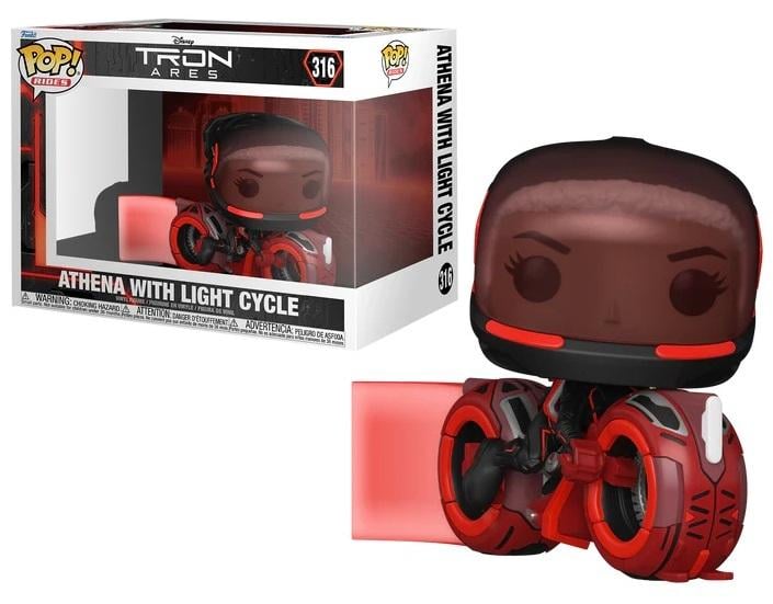 TRON ARES - POP Ride N° 316 - Athena with light cycle