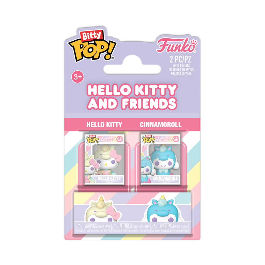 SANRIO - Bitty Pop 2 Pack 2.5cm - Hello Kitty & Cinnamoroll