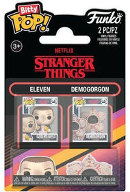 STRANGER THINGS - Bitty Pop 2 Pack 2.5cm - Onze & Demogorgon