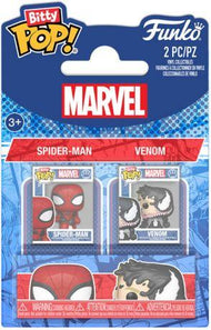 SPIDER-MAN - Bitty Pop 2 Pack 2.5cm - Spider-Man & Venom