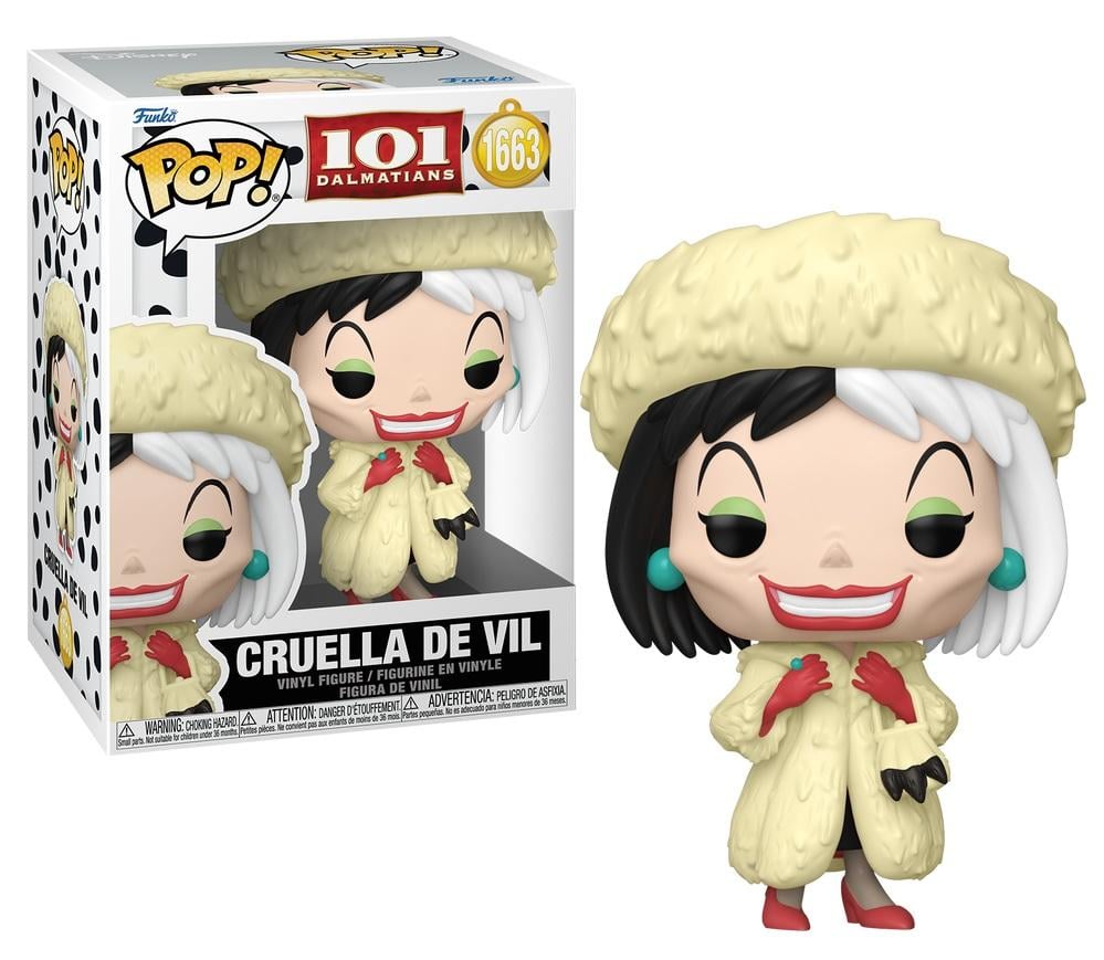 101 DALMATIENS - POP Disney N° 1663 - Cruella d'Enfer avec Chase