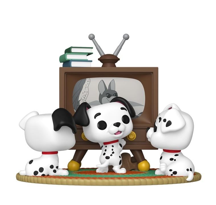 101 DALMATIENS - POP Moments N° 1664 - Rolly, Patch & Lucky avec TV