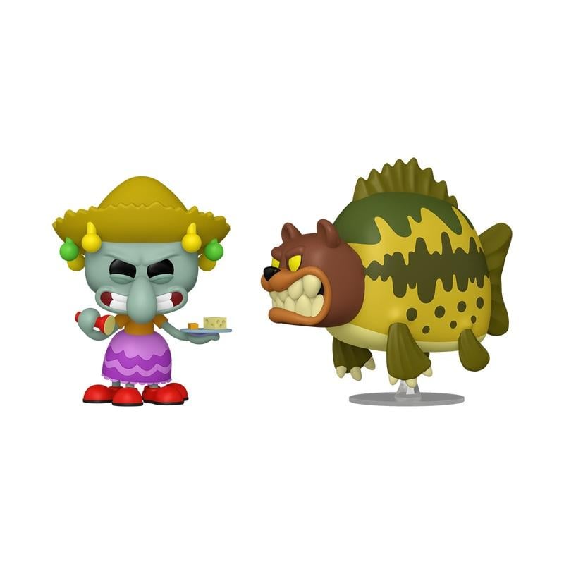BOB L'EPONGE - POP Animation - 2 Pack Squidward & Sea Bear