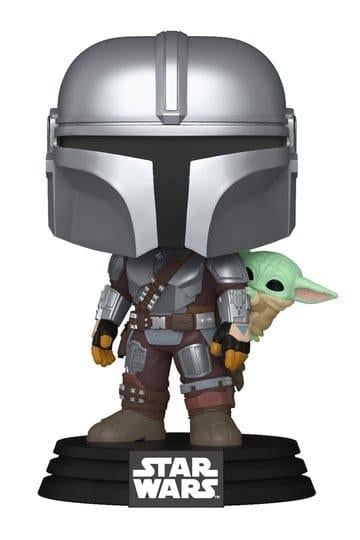 MANDALORIAN & GROGU - POP Star Wars N° 818 - Mandalorian Avec Grogu