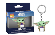 MANDALORIAN & GROGU - Pocket Pop Keychains - Grogu With Snack