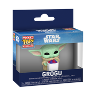 MANDALORIAN & GROGU - Pocket Pop Keychains - Grogu With Snack