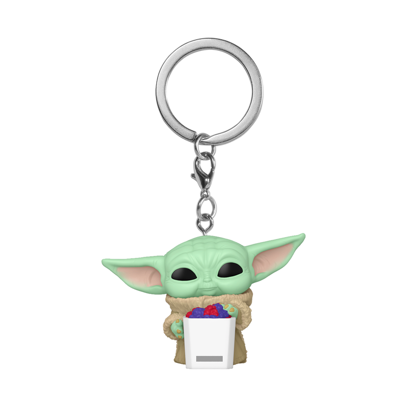 MANDALORIAN & GROGU - Pocket Pop Keychains - Grogu With Snack