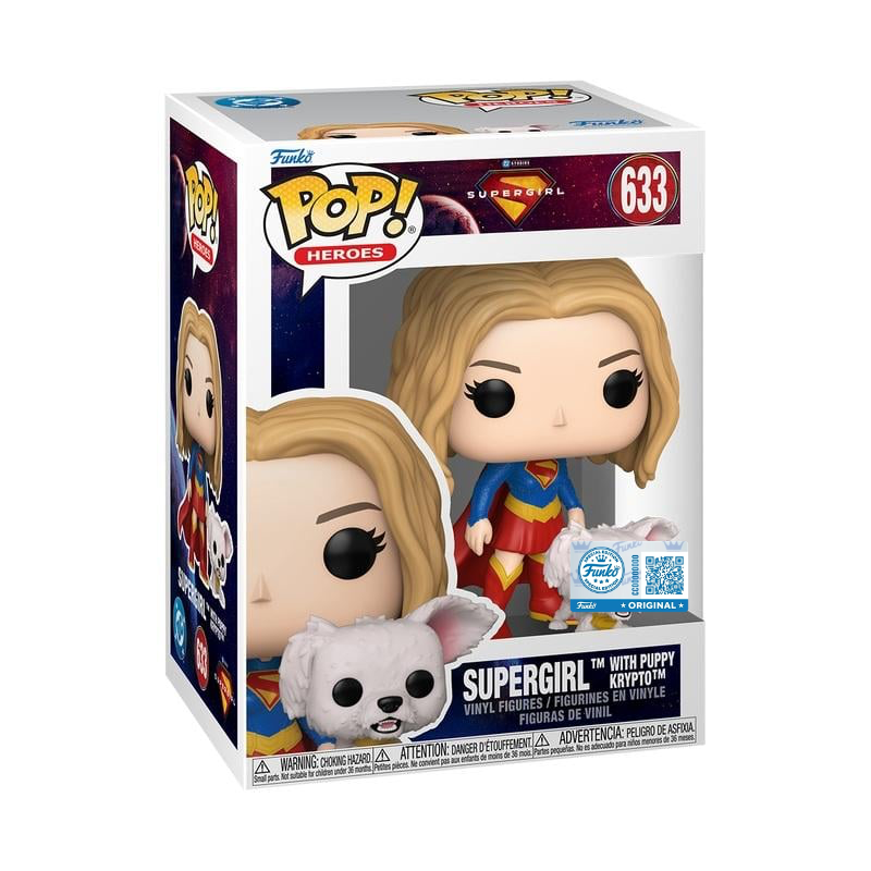 SUPERGIRL - POP & Buddy N° 633 - Supergirl avec Krypto chiot