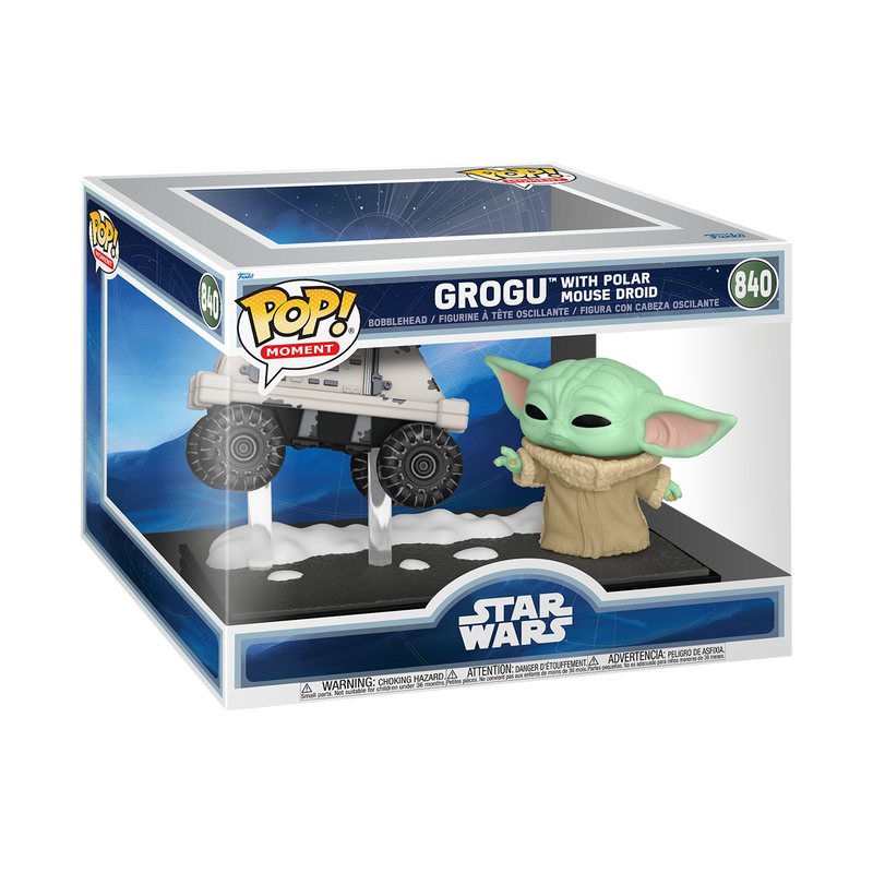 MANDALORIAN & GROGU - POP Moments N° 840 - Grogu W/Polar Mouse Droide