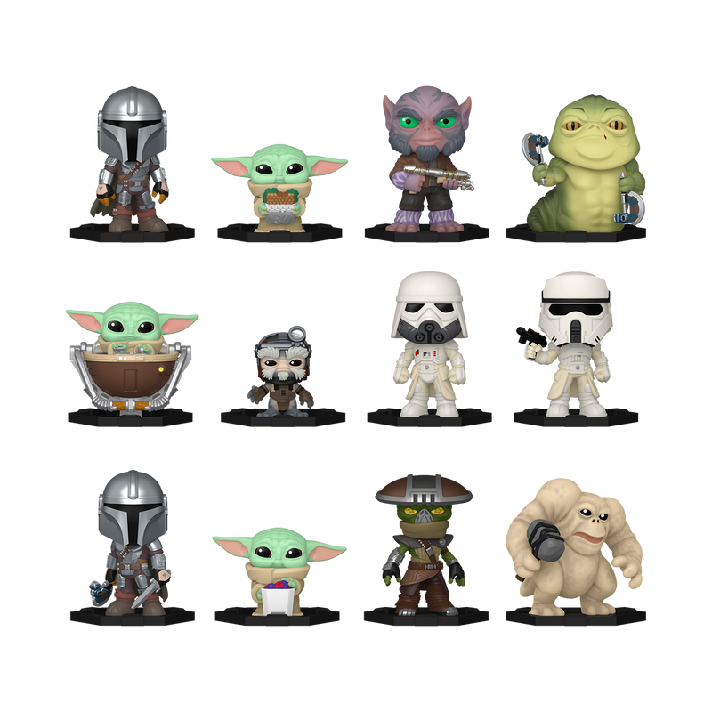 MANDALORIAN & GROGU - Mystery Minis (BOX 12 Figurines)