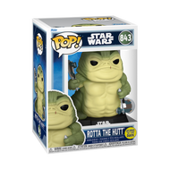 MANDALORIAN & GROGU - POP Star Wars N° 843 - Rotta The Hutt GitD