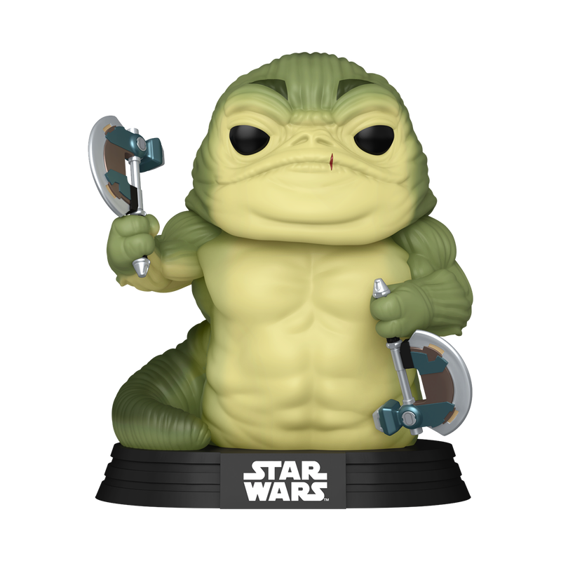 MANDALORIAN & GROGU - POP Star Wars N° 843 - Rotta The Hutt GitD
