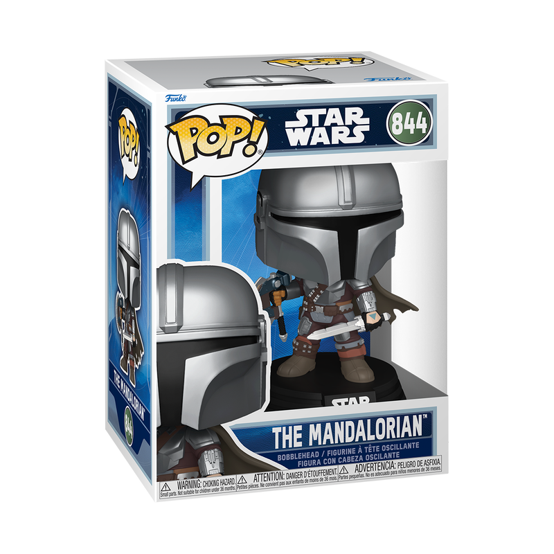MANDALORIAN & GROGU - POP Star Wars N°844 - The Mandalorian Dual Wield