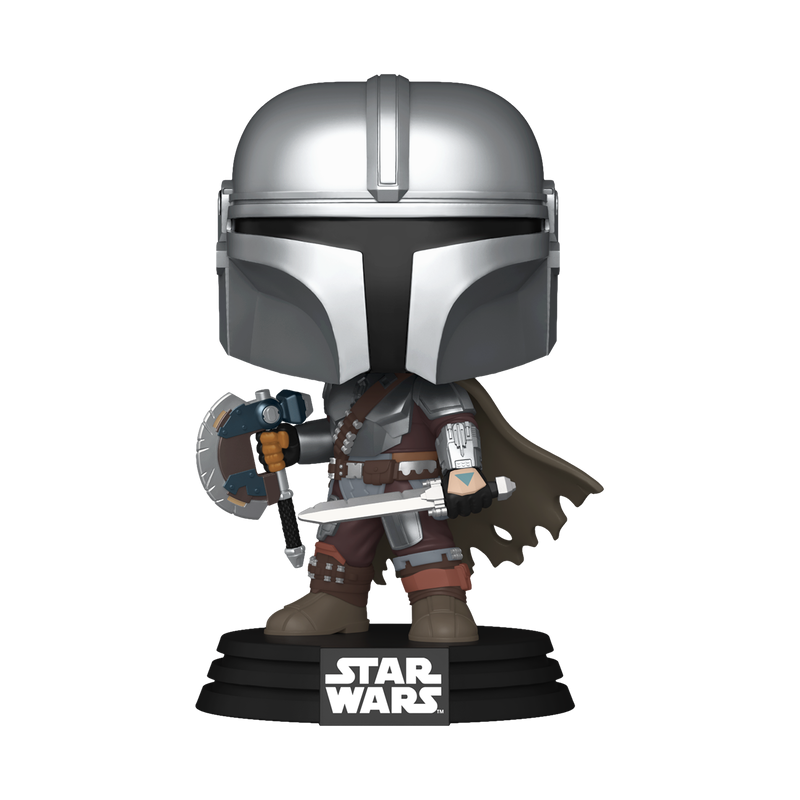 MANDALORIAN & GROGU - POP Star Wars N°844 - The Mandalorian Dual Wield