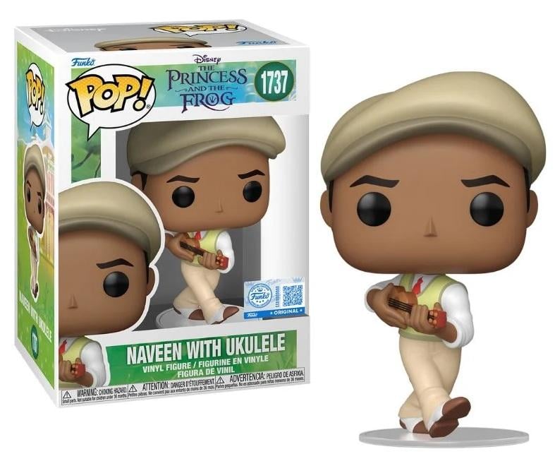 PRINCESSE ET LA GRENOUILLE - POP Disney N° 1737 - Naveen avec Ukulele