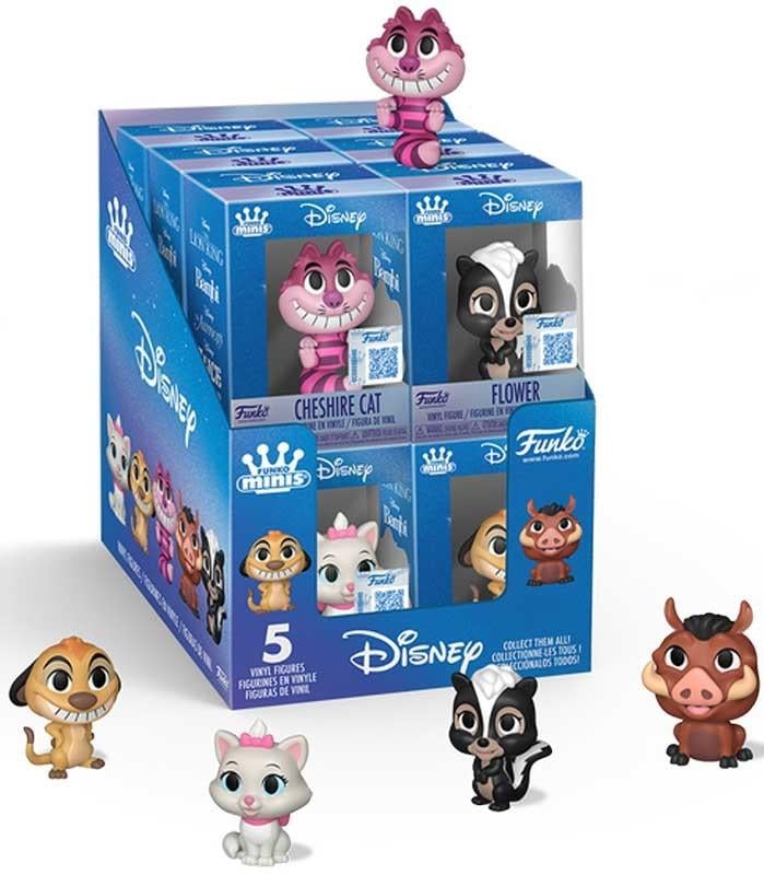 DISNEY ANIMALS - Vinyl Figures (BOX 12 Figurines)
