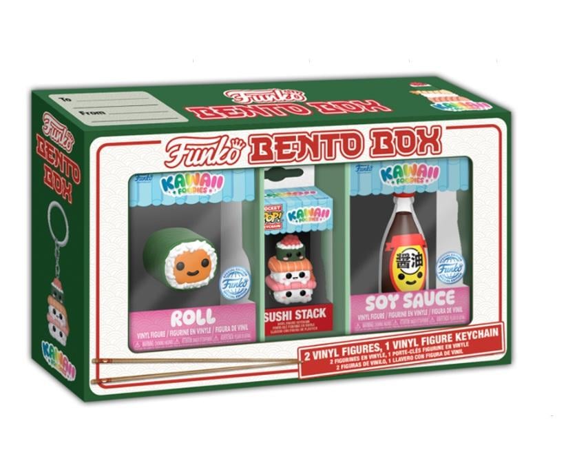 FOODIES - POP Bento Box - 2 Vinyl figures, 1 Vinyl figure keychain