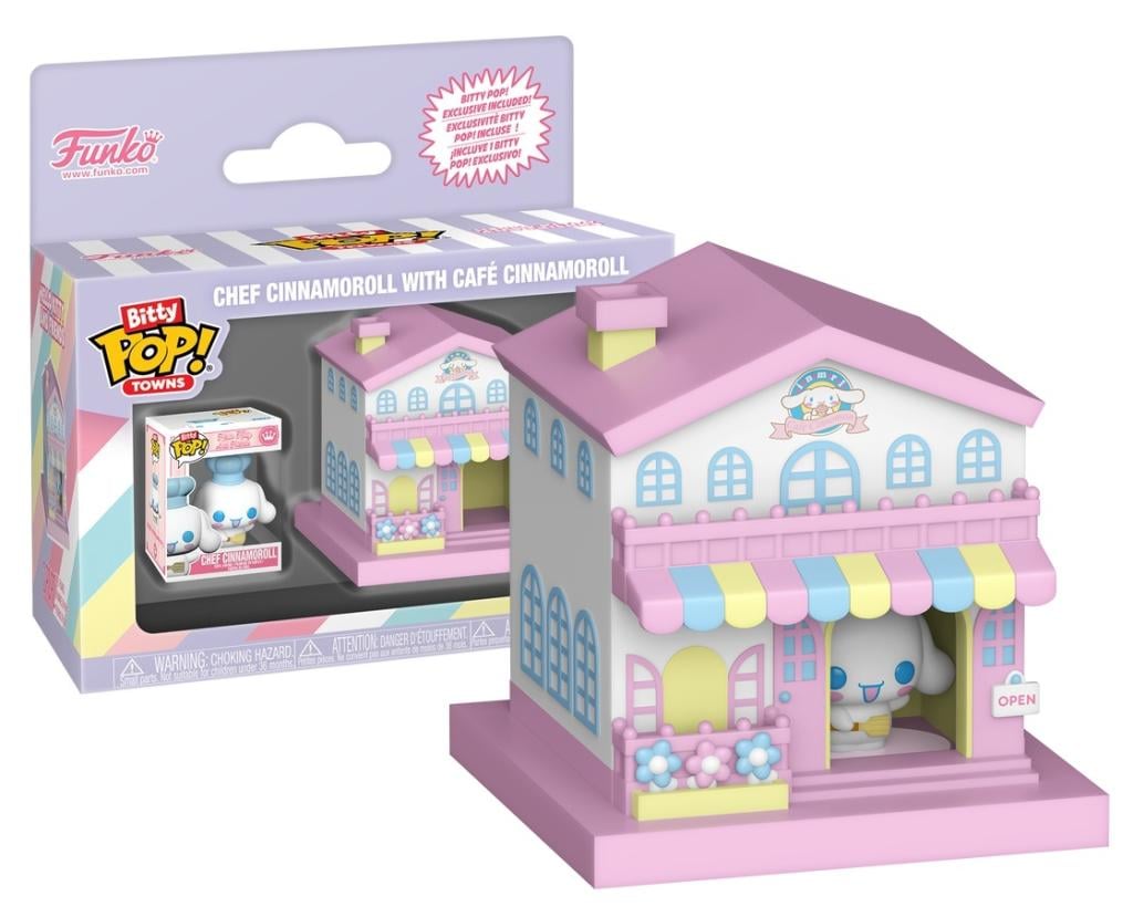 SANRIO - Bitty Pop Town - Cafe Cinnamoroll avec Cinnamoroll