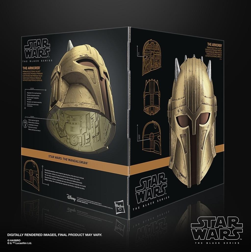 STAR WARS - Mandalorian - Casque éléctronique The Armorer Black Series