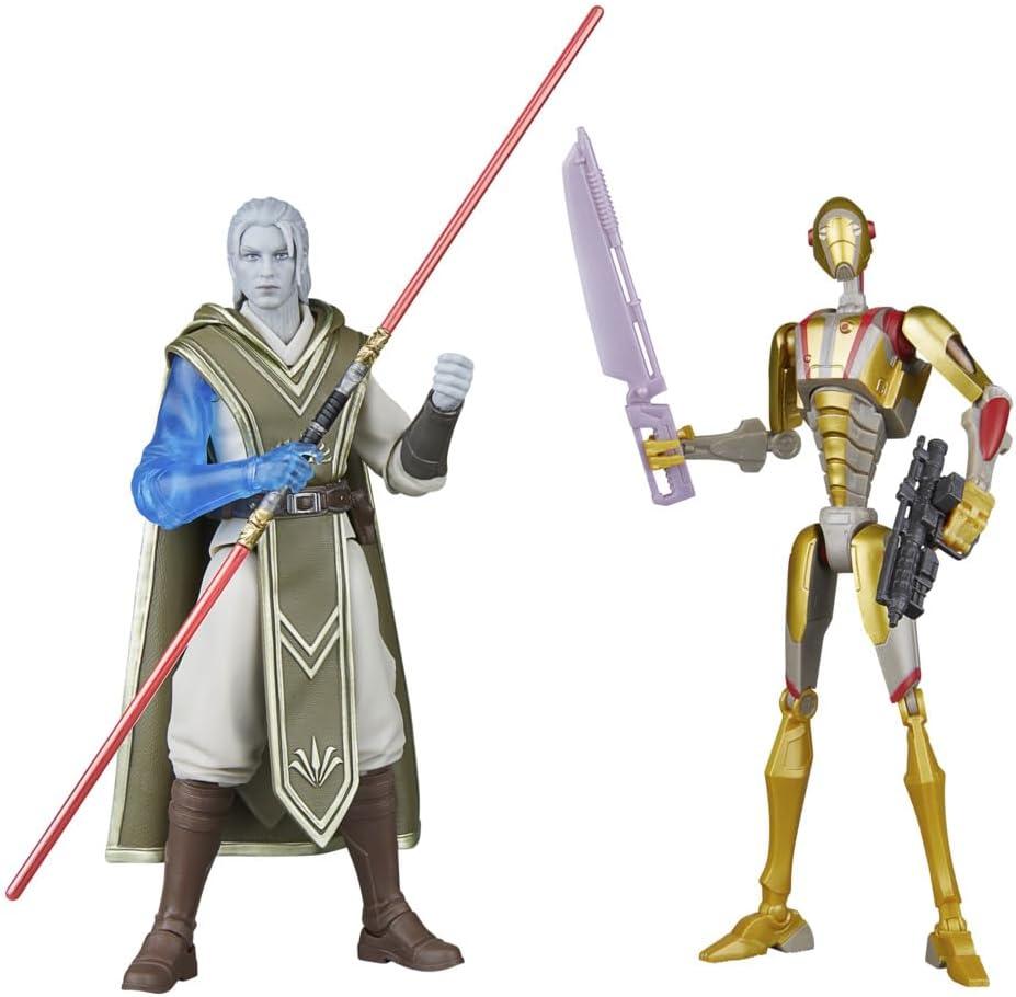 STAR WARS JEDI SURVIVOR - Dagan Gera & BX Droid - Black Series 15cm