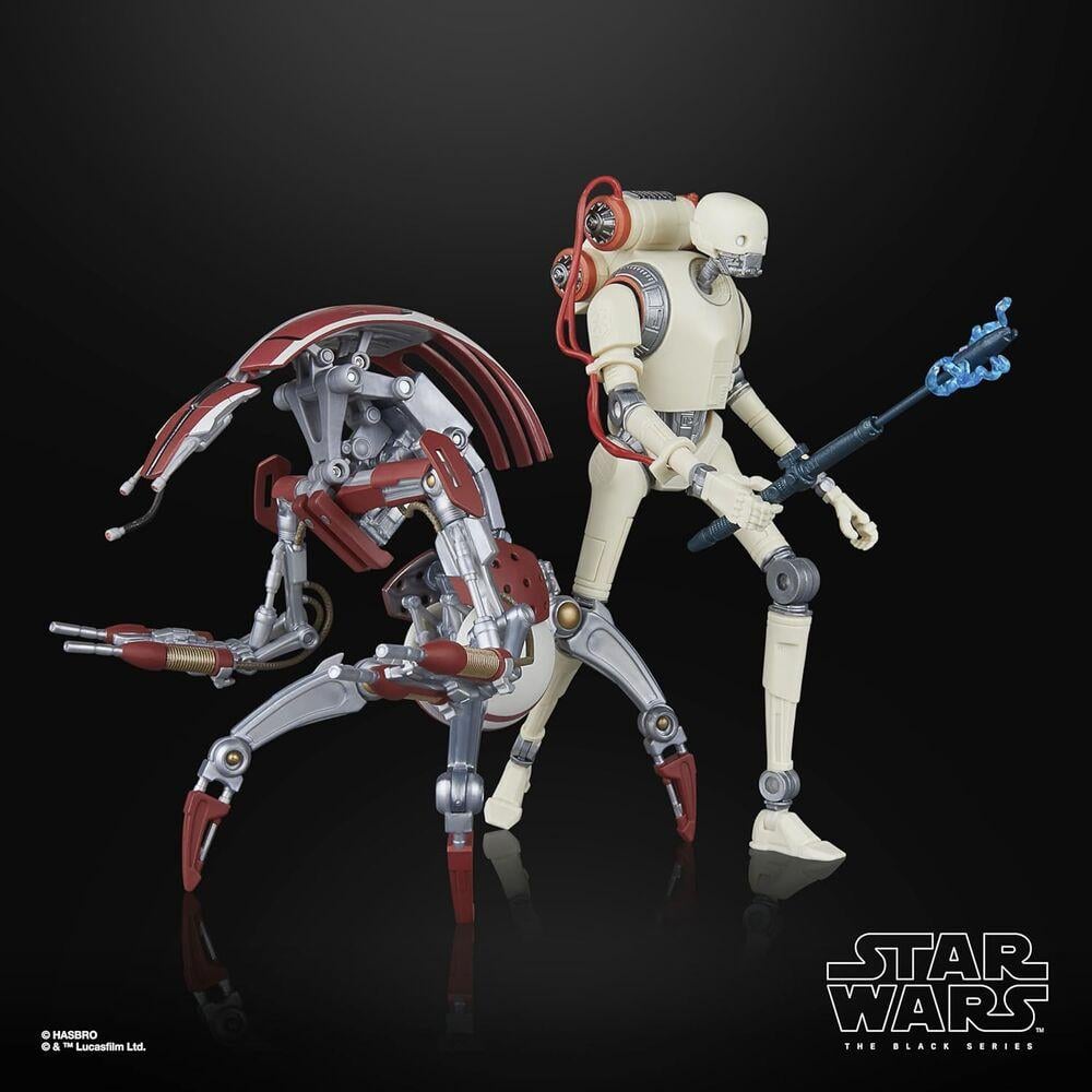 STAR WARS Jedi Survivor - KX Security Droid & Droideka 2Pk Figure 15cm