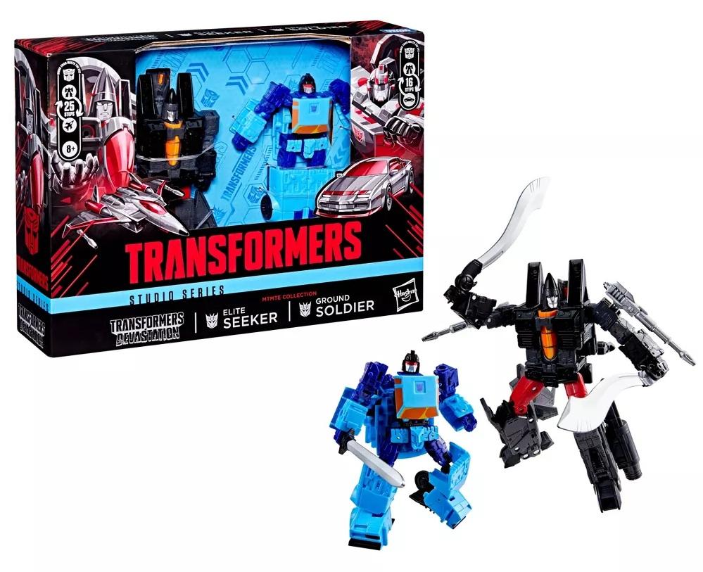 TRANSFORMERS - Elite Seeker & Ground Soldier - Fig. Studio Series 18cm
