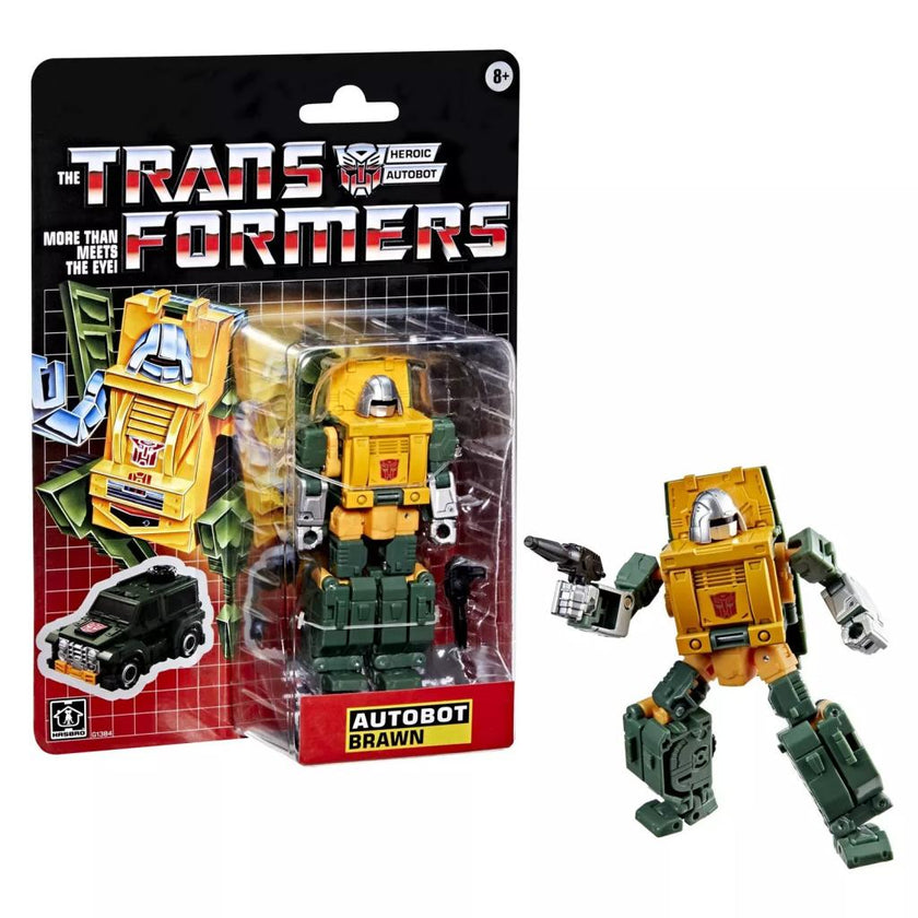 TRANSFORMERS - Autobot Brawn - Figurine Retro G1 12.7cm
