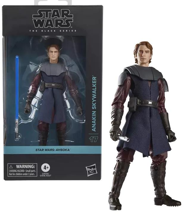 STAR WARS AHSOKA - Anakin Skywalker - Figurine Black Series 15cm