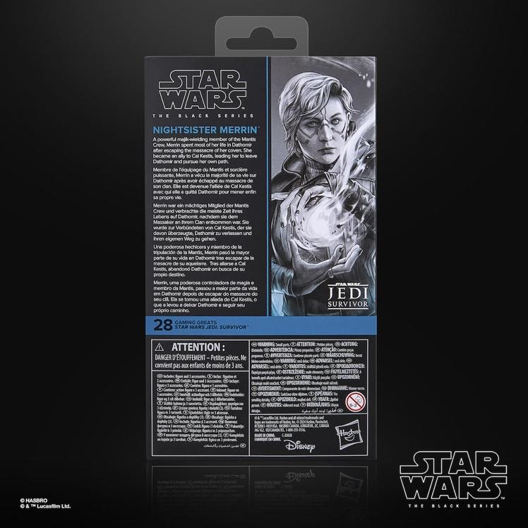 STAR WARS JEDI SURVIVOR - Nightsister Merrin - Fig. Black Series 15cm
