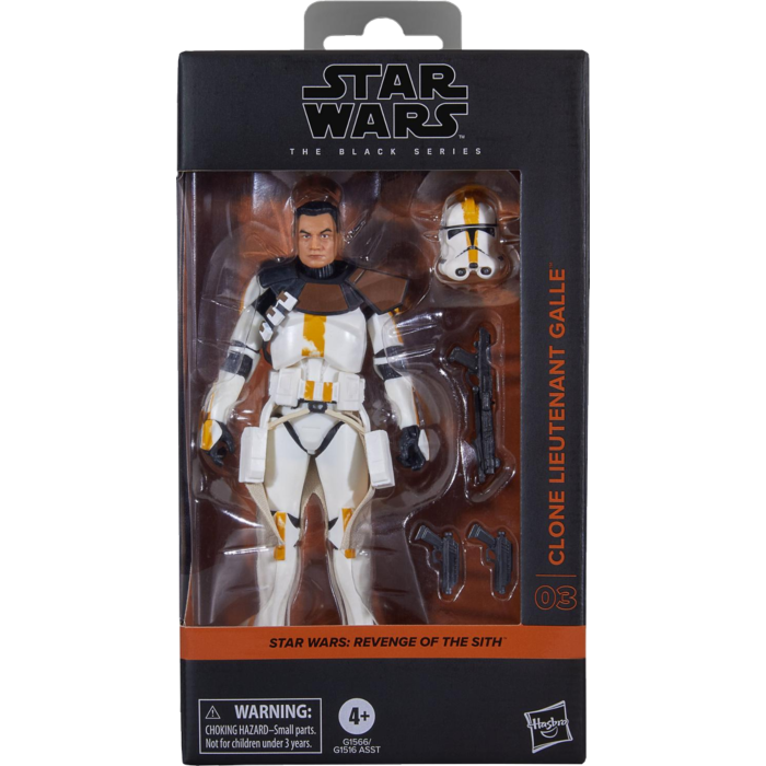 STAR WARS 3 - Lieutenant Clone Galle - Figurine Black Series 15cm