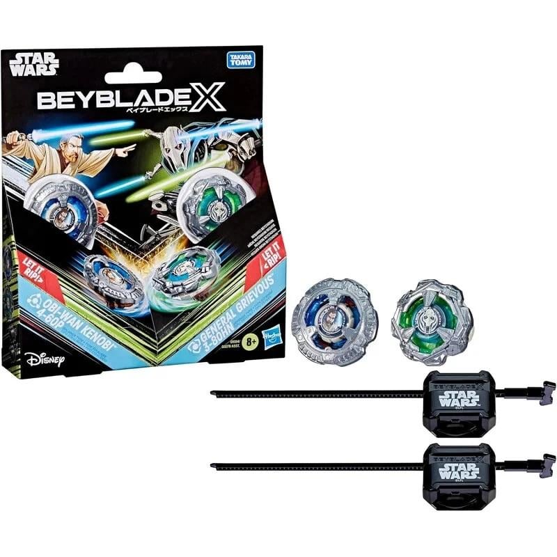 BEYBLADE X - Obi-Wan Kenobi 4-60P &  General Grievous 3-80HN