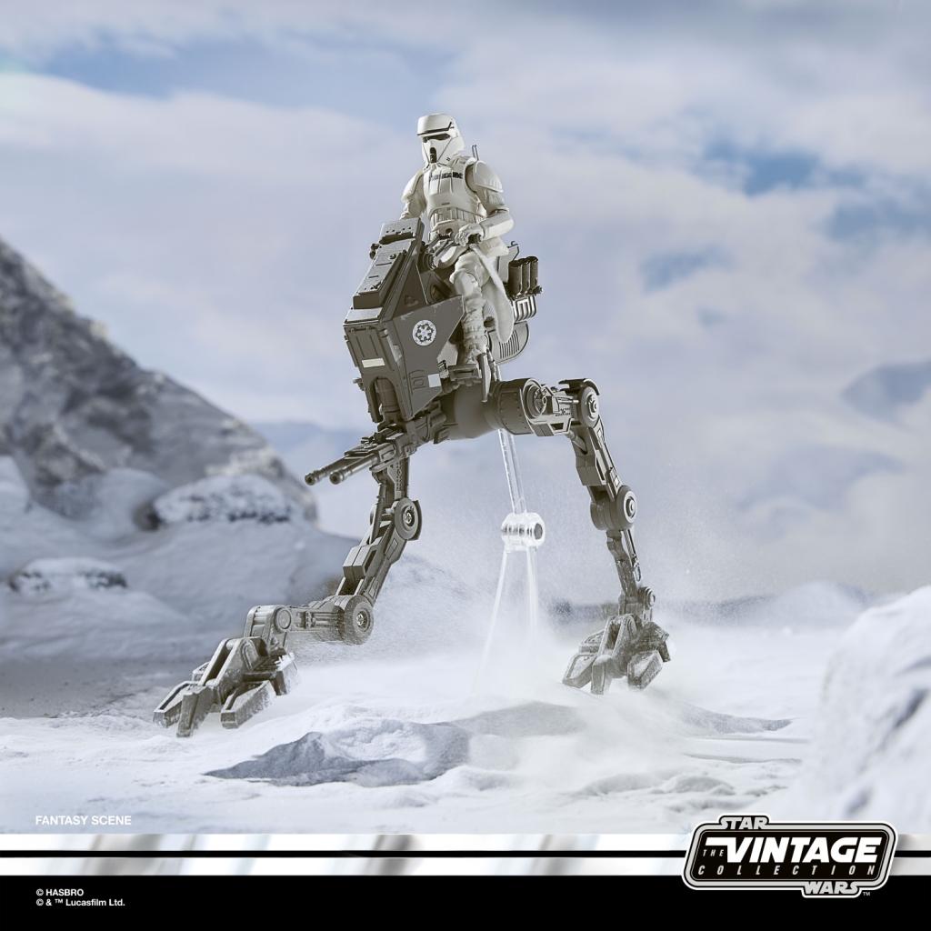 MANDALORIAN - Imperial Remnant AT-RT -Figurine Vintage Collection 10cm