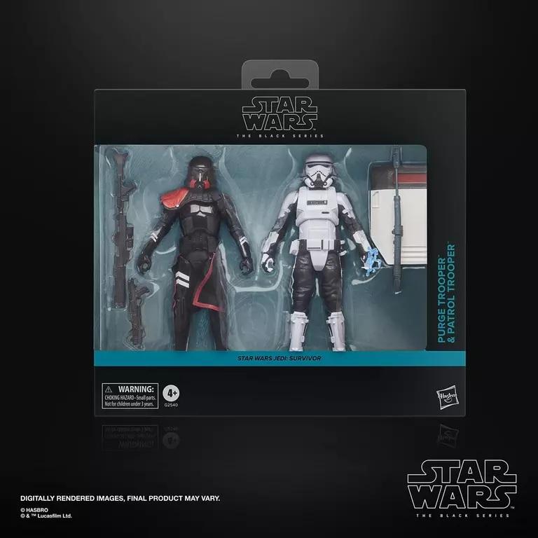 STAR WARS - Purge Trooper & Patrol Trooper - Fig. Black Series 15cm