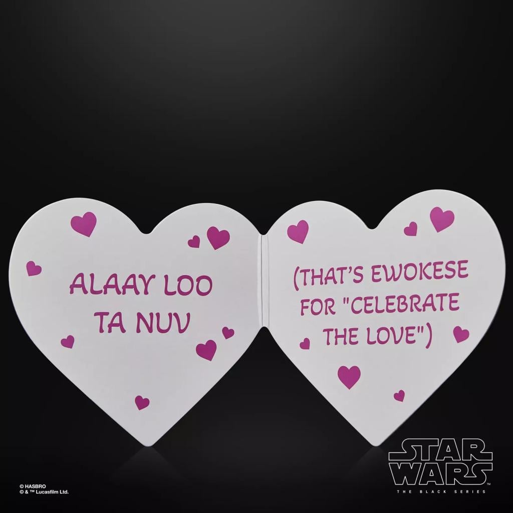 STAR WARS - Ewok (Valentine's Day Edition) -Figurine Black Series 15cm