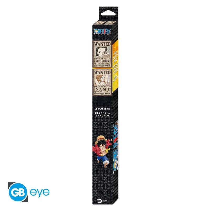 ONE PIECE - Nami & Robin - Set de 2 posters '52x38'