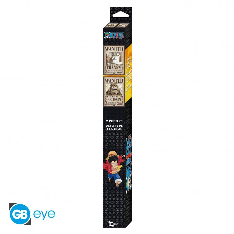 ONE PIECE - Usopp & Franky - Set de 2 posters '52x38'
