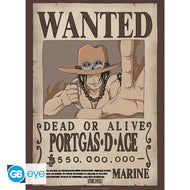 ONE PIECE - Wanted Luffy & Zoro - Set de 2 posters '52x38'