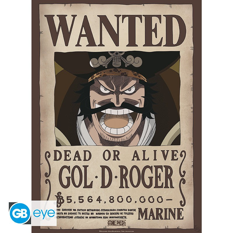 ONE PIECE - Wanted Roger & Barbe Blanche - Set de 2 posters '52x38'