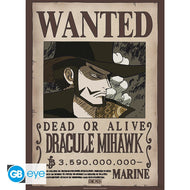 ONE PIECE - Wanted Mihawk & Crocodile - Set de 2 posters '52x38'