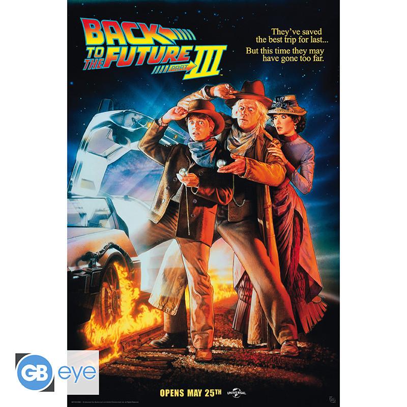 RETOUR VERS LE FUTUR 3 - Affiche Film - Poster 61X91
