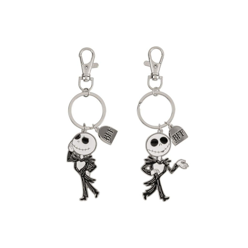 L'ETRANGE NOEL de Mr JACK - Set de 2 Portes-Clé BFF en Métal