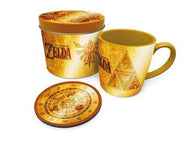 THE LEGEND OF ZELDA - Golden Triforce - Box métal, mug & sous verre