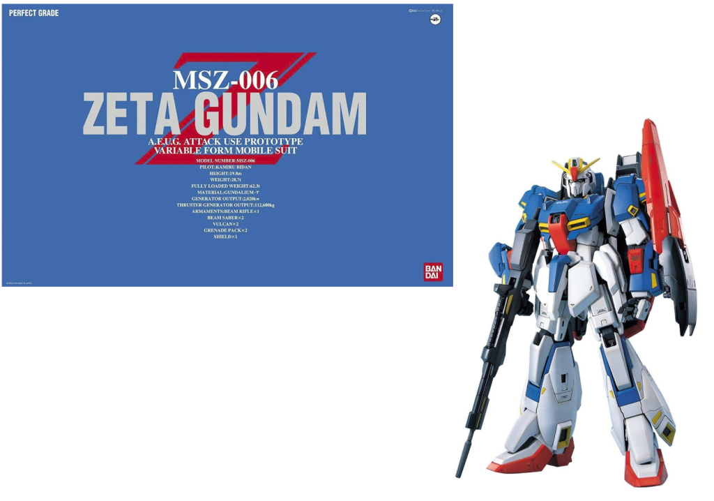 GUNDAM - Model Kit - Perfect Grade - Zeta MSZ-006 - 1/60