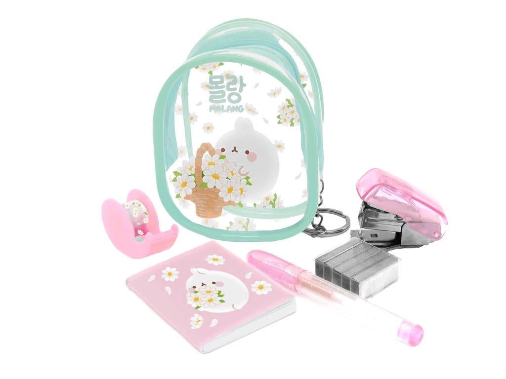 MOLANG - Blossom - Mini Set de Papeterie - 5pc