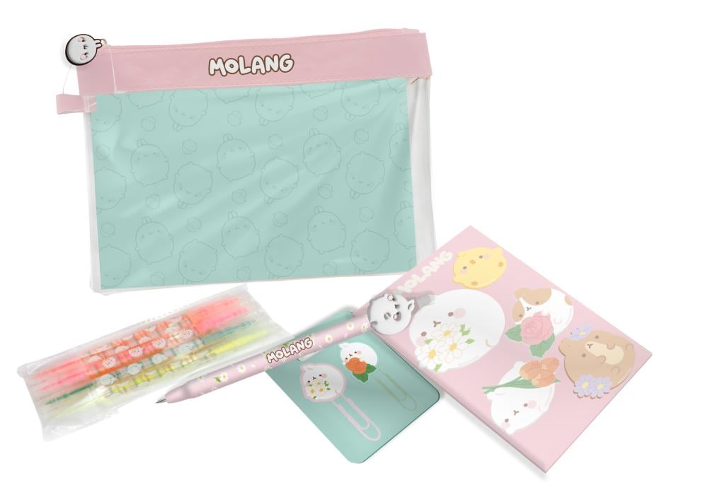 MOLANG - Blossom - Set de Papeterie - 8pc